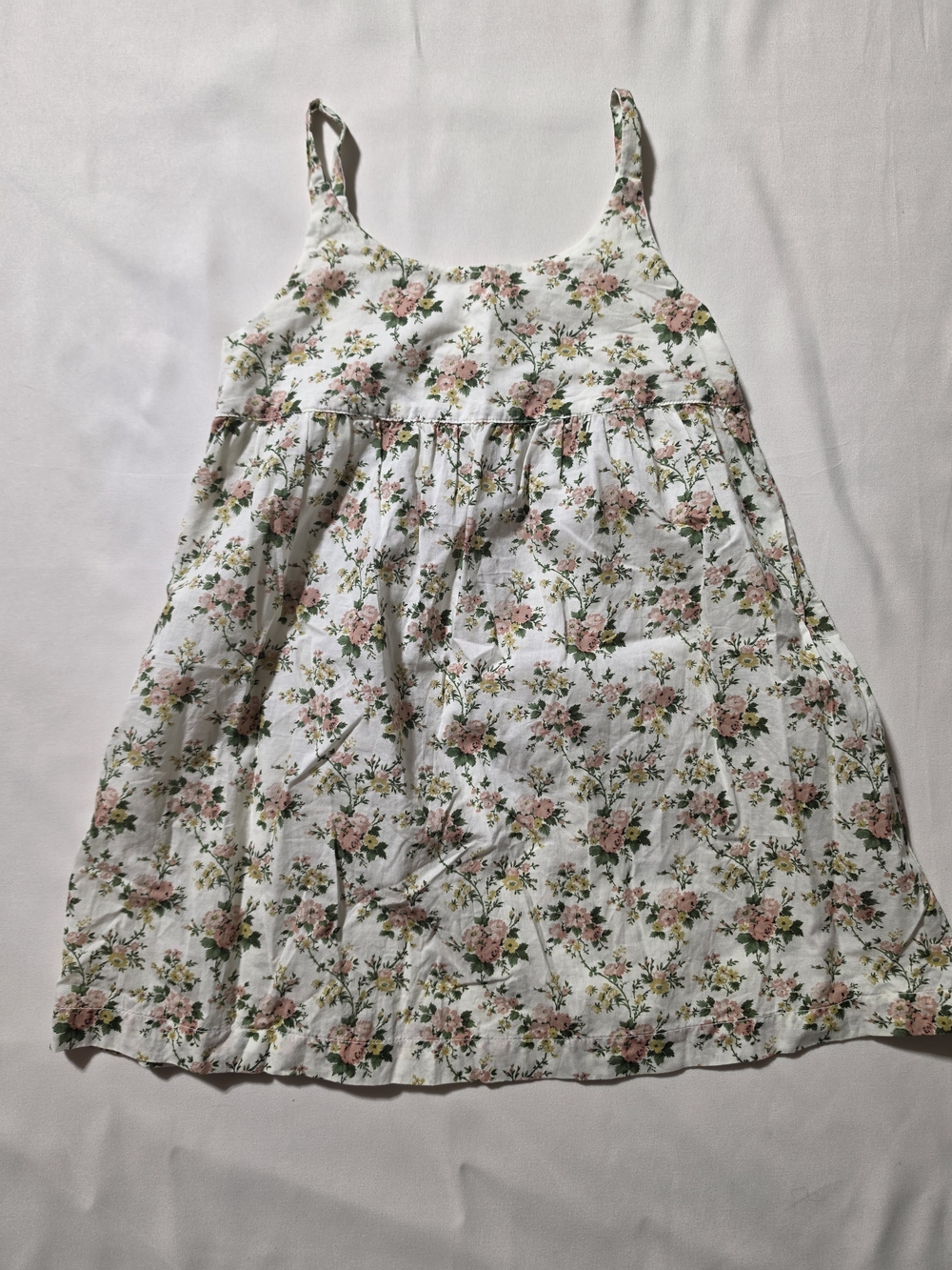 Babe & Tess Italy Floral Calico Babydoll Dress - 3T/3 Anni